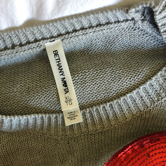 BETHANY MOTA BY AEROPOSTALE XL Knit Bow Sweater - Picture 3 of 5